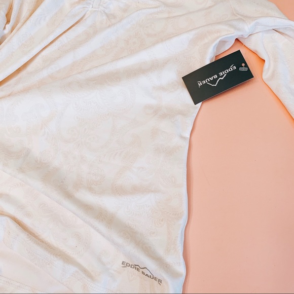 Eddie Bauer • Cream Activewear Pull-Over - Picture 8 of 8